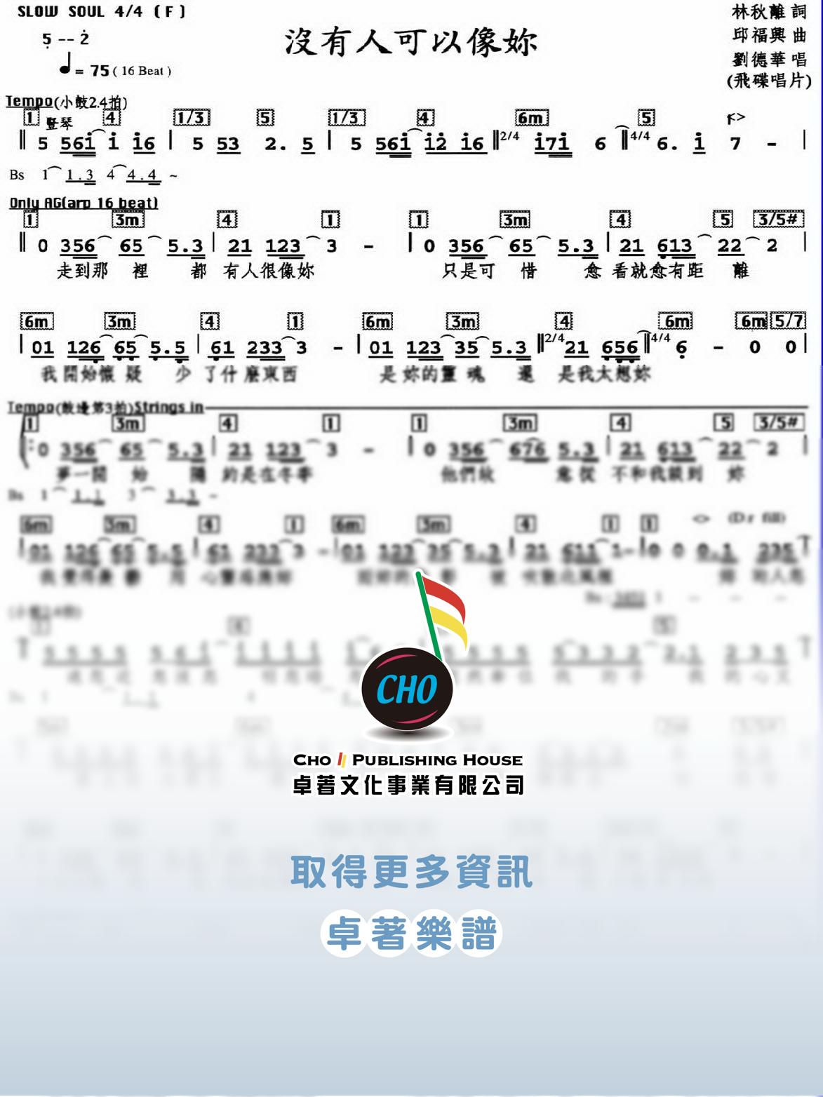 沒有人可以像你
